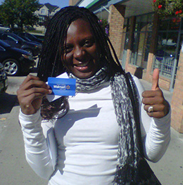 Gift card photo